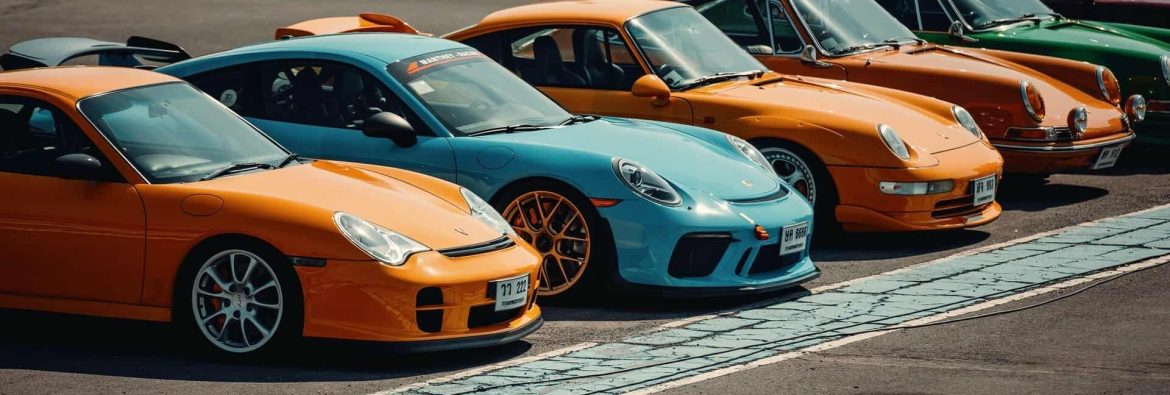 tổng hợp các màu sơn lạ cho porsche