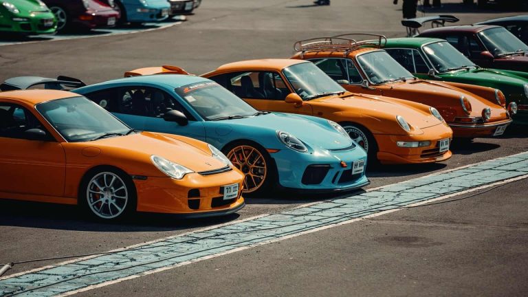 tổng hợp các màu sơn lạ cho porsche