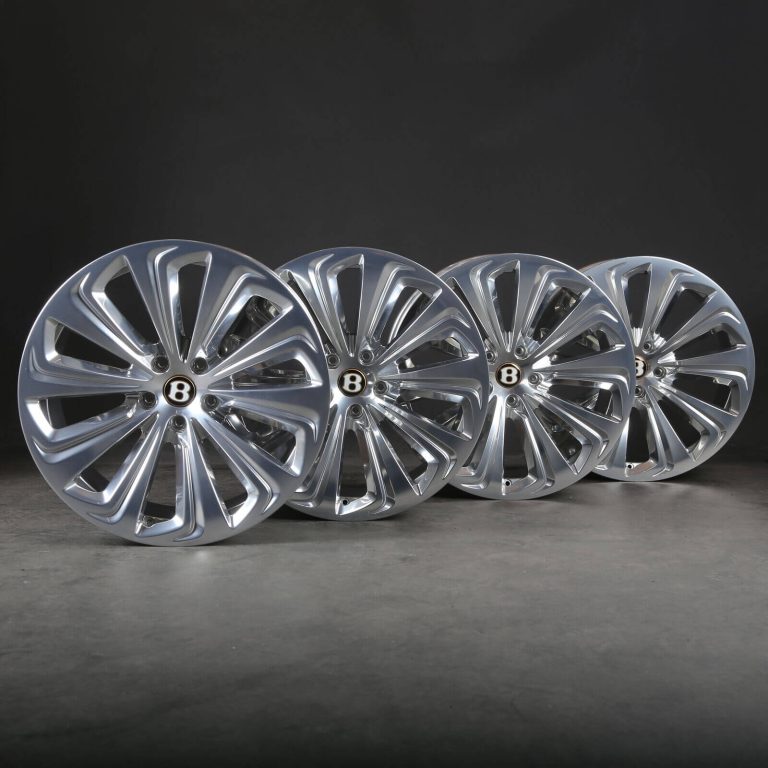 22 Inch Original Bentley Bentayga 4V Rims 36A601025T Alloy Wheels0