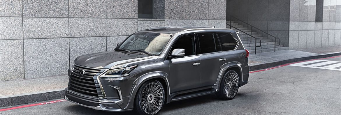 Lexus LX570 độ mâm Vossen Forged S17-14 chính hãng