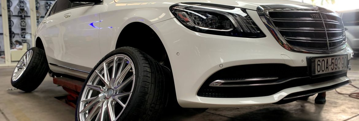 Mercedes-S450 W222 độ mâm Vossen HF-4T